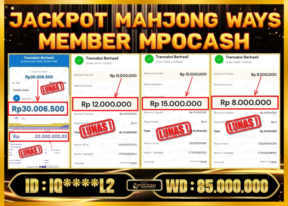 MPOCASH JACKPOT MAHJONG WAYS